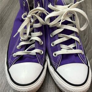 Purple High-Top Mens Converse Sneakers